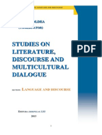 Iulian Boldea (Editor), STUDIES ON LITERATURE, DISCOURSE AND MULTICULTURAL DIALOGUE, Section Language and Discourse, Arhipelag XXI Publishing House, Tirgu Mures, 2014 