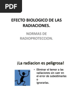 Efecto Biologico de Las Radiaciones
