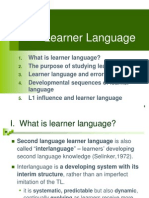 4 Learner Language