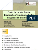 PPP 2013 - Projet de Production de Biodiesel en Tunisie