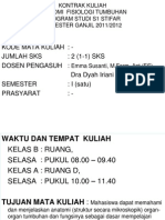 Kontrak Kuliah Stifar