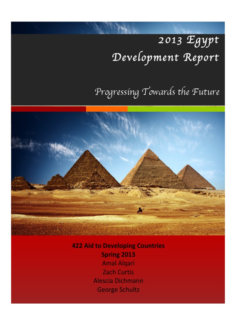 Egypt 2013 Development Report Insights | PDF | Economies | Public Sphere