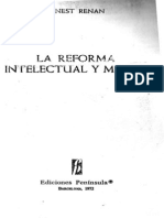 RENAN, Ernest - 1871 - La Reforma Moral e Intelectual (BRUTO)