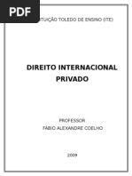 19941296 Apostila n 1 de Direito Internacional Privado