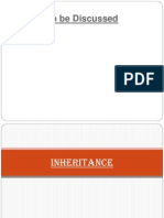 Points To Be Discussed: Inheritance Interfaces