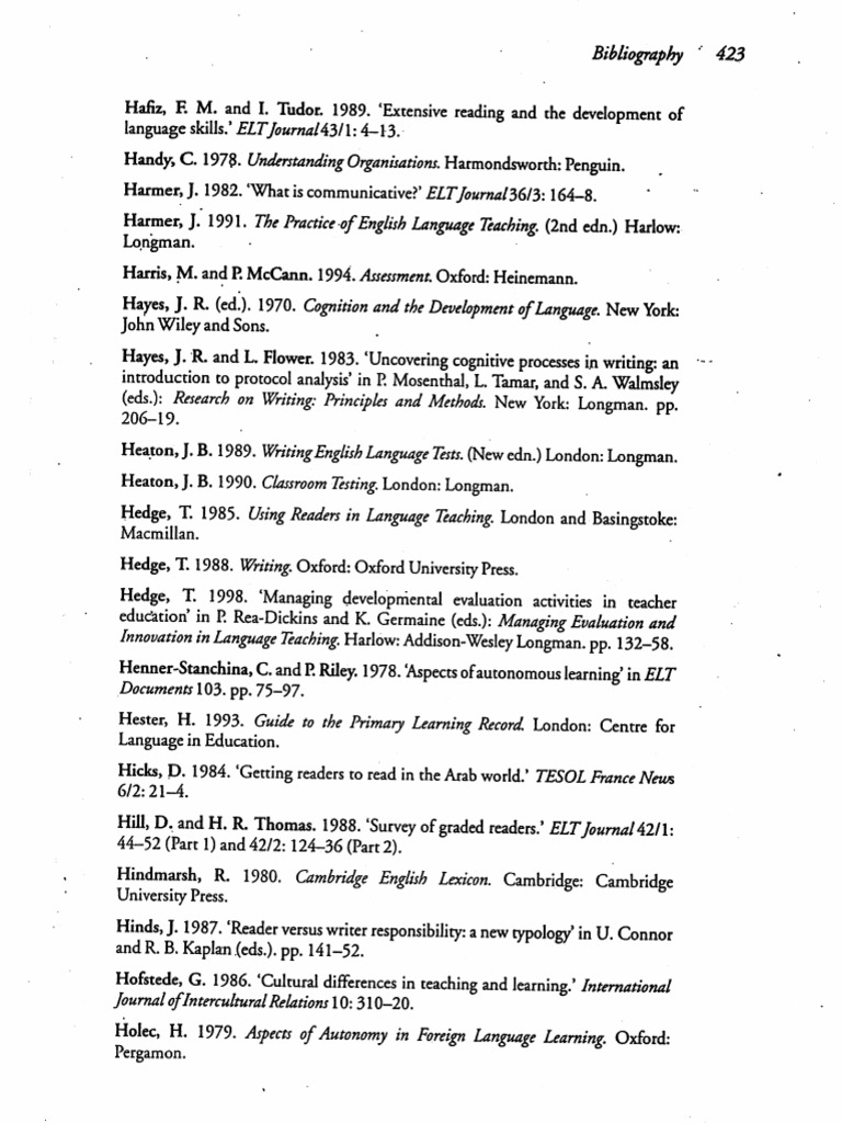 Teaching and Learning in The Language Classroom 11-15 | PDF | Foreign ...