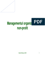 Managementul organizatilor