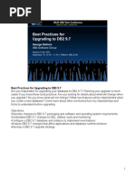 D08 - Best Practices for Upgrading to DB2 9.7 (With Notes)