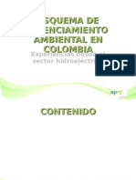 Esquema de Licenciamiento Ambiental en Colombia