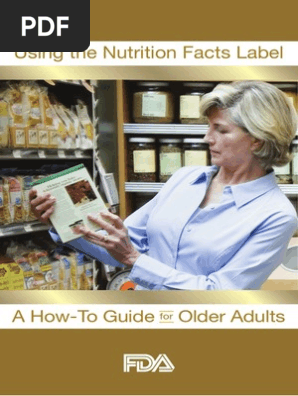 using the nutrition facts label senior guide