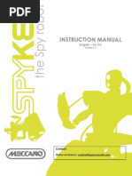 Download Instruction Manual Meccano Spykee by poldepollepel SN215213476 doc pdf
