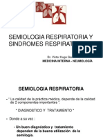 Semiologia Respiratoria y Sindromes