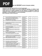 Questionnaire NASA TLX : Évaluation de Charge | PDF