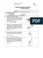 Friction Tutorial Sheet