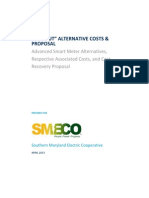 SMECO Advanced Smart Meter Alternatives, Respective Associated Costs, and Cost Recovery Proposal