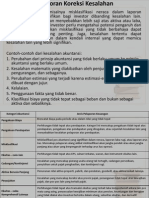 Perubahan Akuntansi Dan Analisis Kesalahan