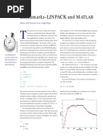 Linpack Benchmark MatLab PDF