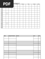 Empty Timetable Template - Copy