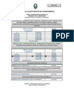 Valores de Matricula 2013