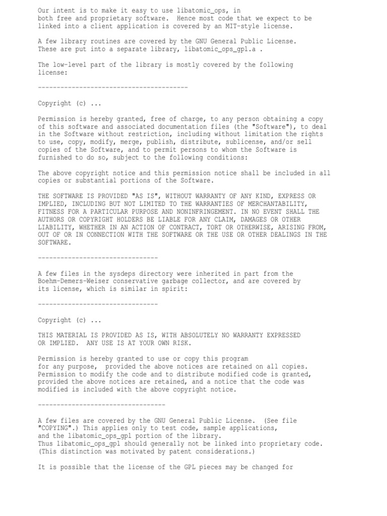 Licensing | PDF | Source Code | License