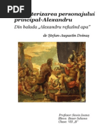 Caracterizarea Personajelor Din Opera Scrisoarea Iii