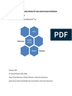 Pedoman Cara Mengutip Dan Menyajikan Referensi