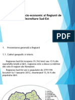 Profilul Socio-Economic Al Regiunii de Dezvoltare Sud-Est