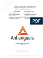 ATPS ETAPA 1 E 2 - CONTABILIDADE INTERMEDIÁRIA