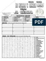 Sopa de Letras 8° N° 1 Célula