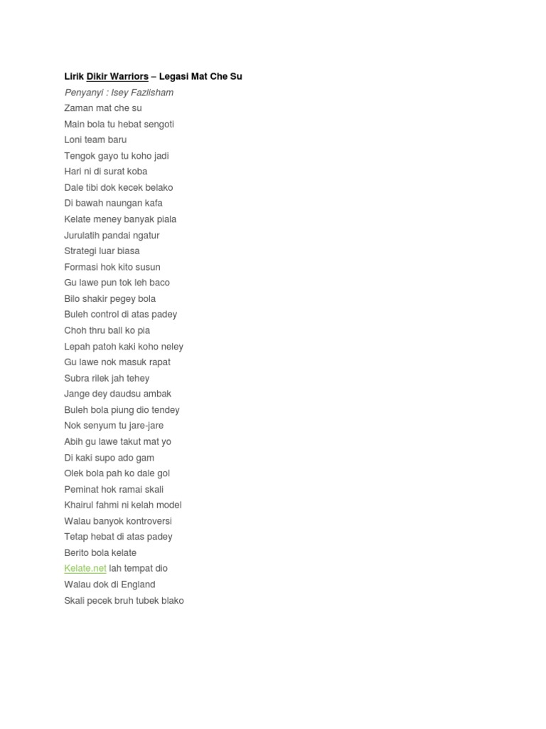 Lirik Dikir Pdf