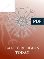 Baltic Religion Today Jonas Trinkunas