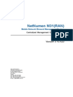Sjzl20092866-NetNumen M31 (RAN) (V3[1].10.420) Centralized Management Operation Guide