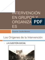 CLASE 1. INTERVENCIÓN EN GRUPOS Y ORGANIZACIONES