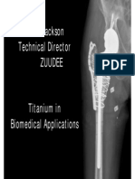 Titanium in Biomedical