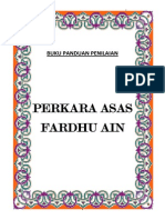 Buku Panduan Penilaian Asas Fardhu Ain - Pafa Upsr