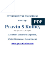 Pravin S Kolhe,: Environmental Engineering Notes by