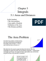 5.1 Areas and Distances: Integrals