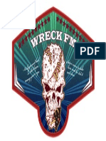 Skeleton Wreck FM Badge