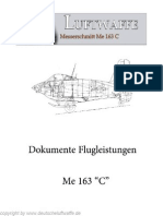 Me 163 C Flugleistungen