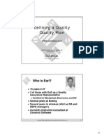 Defining A Quality Quality Plan: Construx