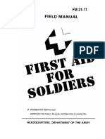 3839506 Us Army Fm 2111 First Aid for Soldiers