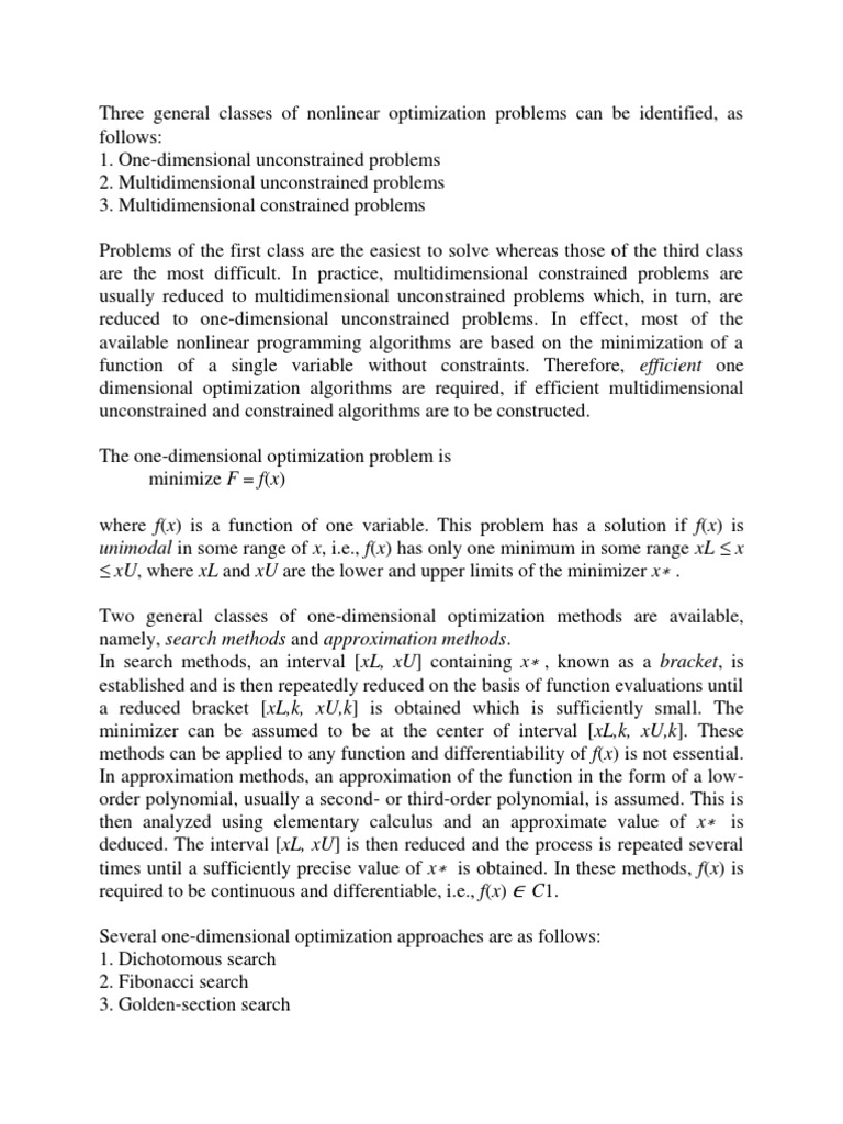 Optim Notes | PDF | Computational Science | Mathematical Optimization