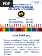 Download Laporan Observasi Laboratorium Biologi by Umi Hanum SN215297901 doc pdf