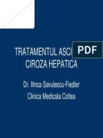 Tratamentul Ascitei in Ciroza Hepatica