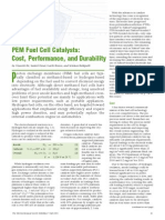 PEM Fuel Cell Catalysts: Cost, Performance, and Durability