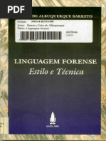 LIVRO - Linguagem Forense