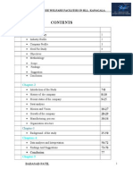 Employee Welfare Facilities Project Report