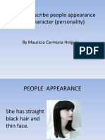 How To Describe People Appearance and Character (Personality)