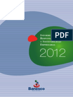 BANESCO - Informe Responsabilidad Social 2012