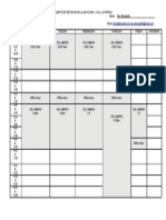 Computer Networking Lab Hours - Fall & Spring